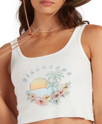 Billabong - Juniors' Cotton Coastal Bliss Cropped Top