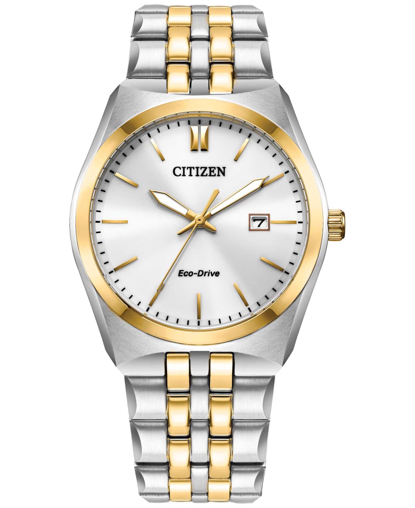 Мужские часы Citizen Eco-Drive Corso Two-Tone Stainless Steel Bracelet Watch 40mm — фото 1