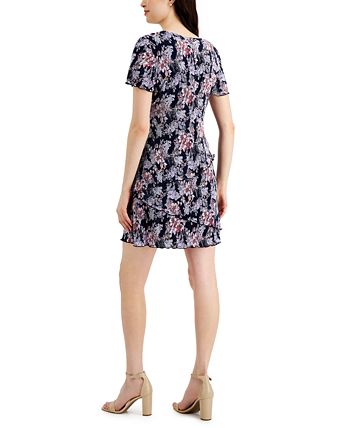 Connected Petite Tiered Pleated Sheath Dress - Macy's