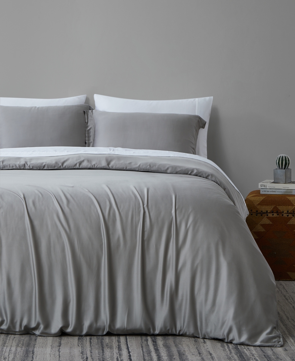 Southshore Fine Linens Premium Luxury Duvet Cover 3-pc. Set, King/california King In Steel Gray