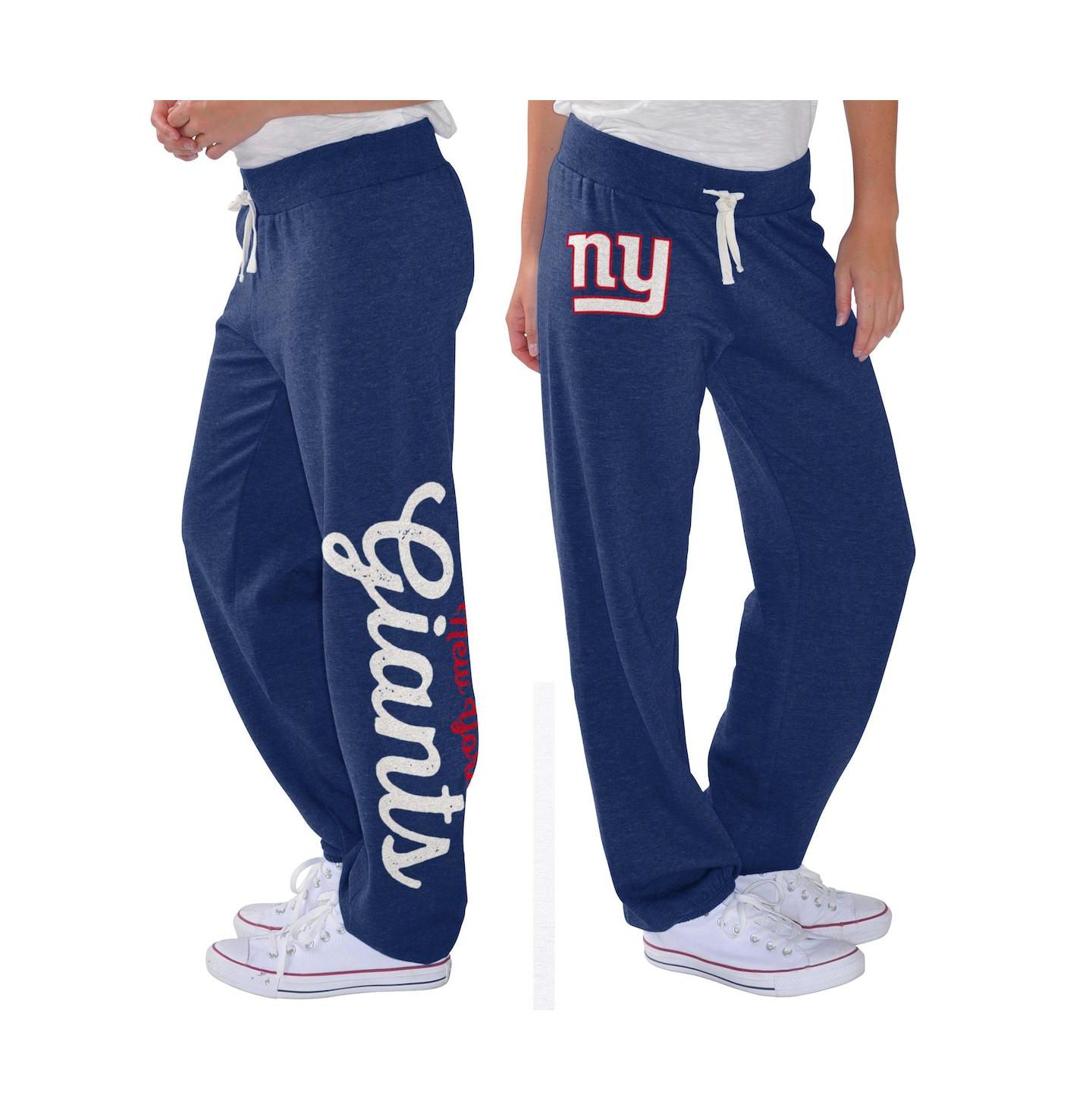 Женские брюки G-III 4Her by Carl Banks Royal New York Giants Scrimmage Fleece — фото 1