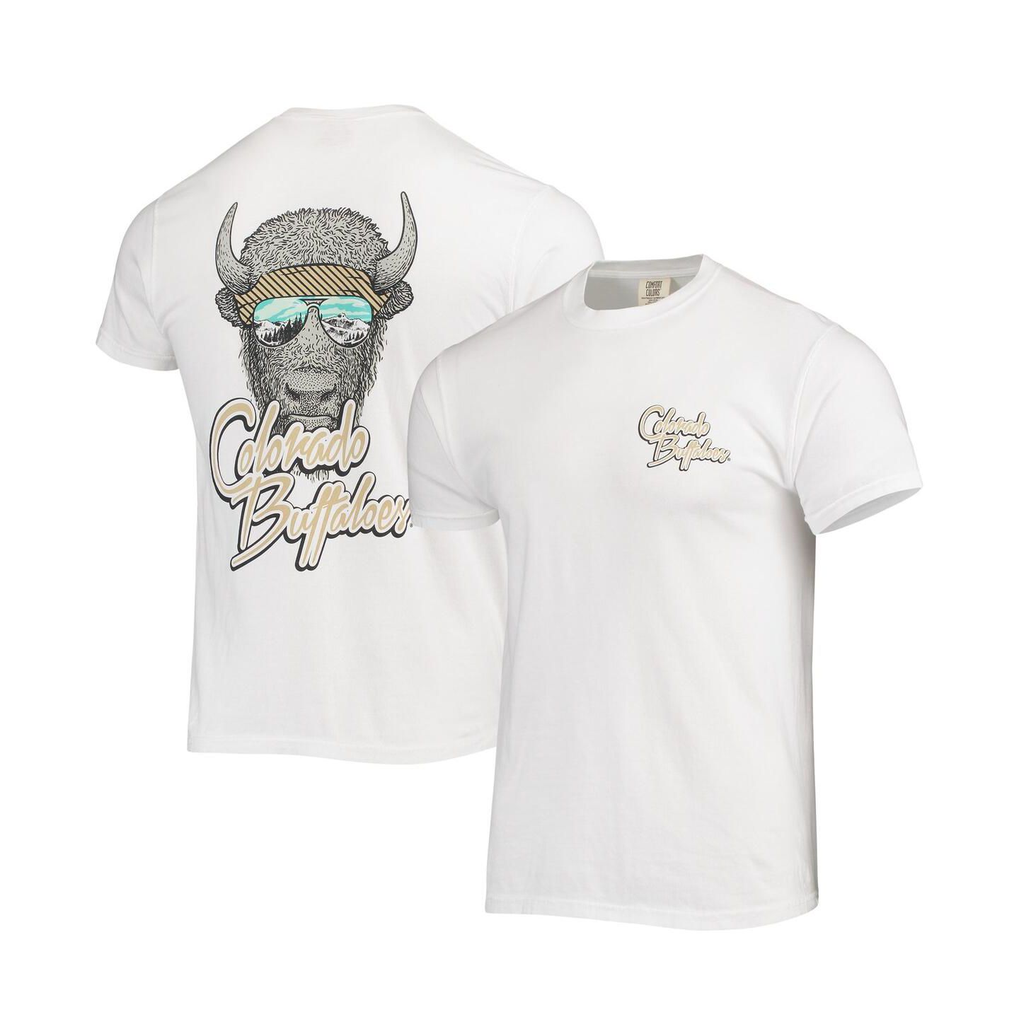 Мужская футболка Image One White Colorado Buffaloes Mascot Bandana — фото 1