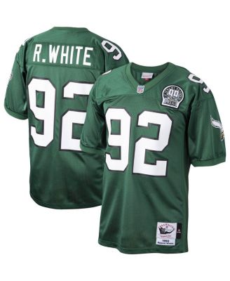 Men's Reggie White Kelly Green Philadelphia Eagles 1992 Authentic Throwback Retired Player Jersey