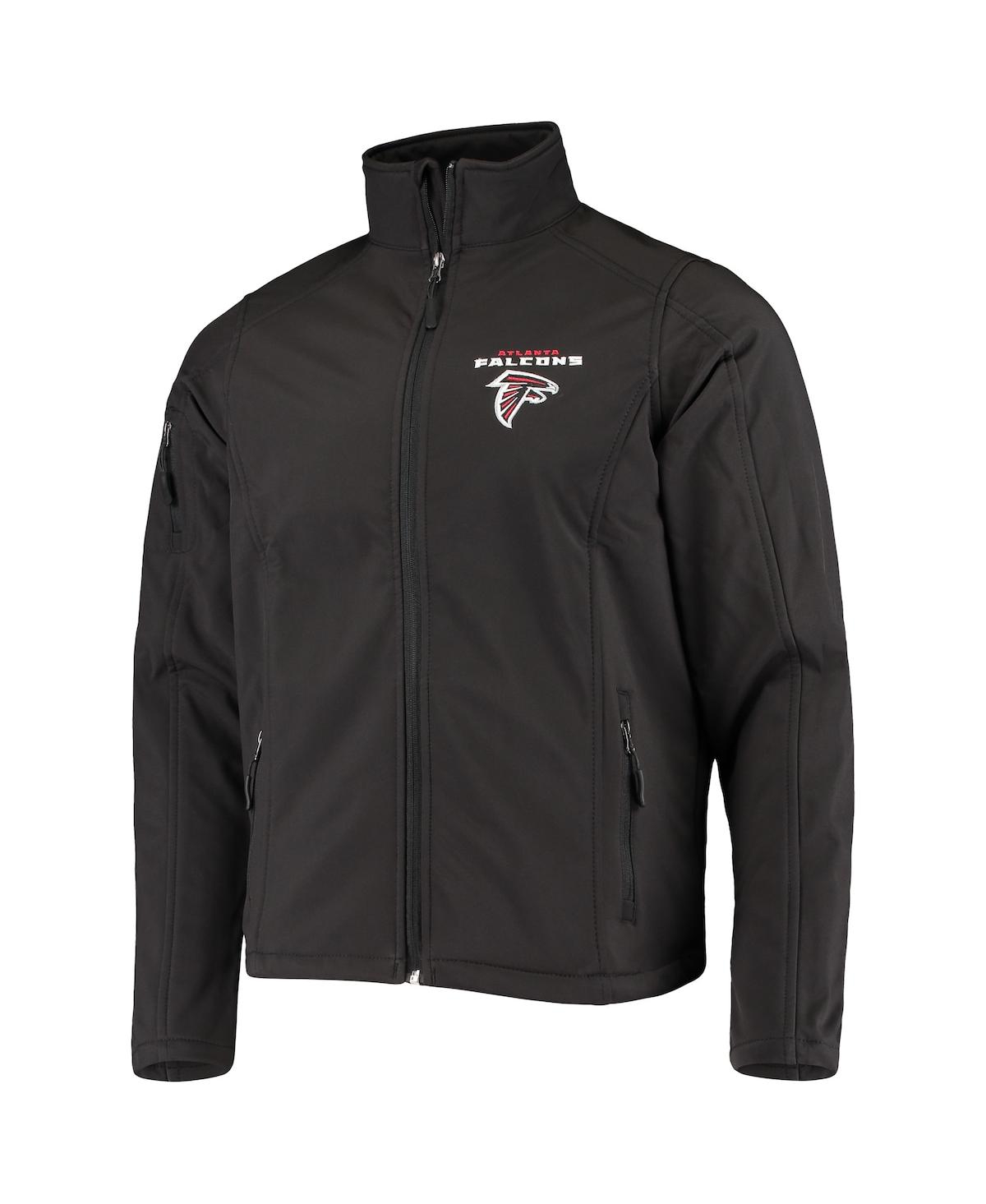 Men's DunbrookeAtlanta Falcons Sonoma Softshell Full-Zip Jacket - Black