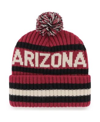 Men's '47 Cardinal Arizona Cardinals Bering Cuffed Knit Hat with Pom