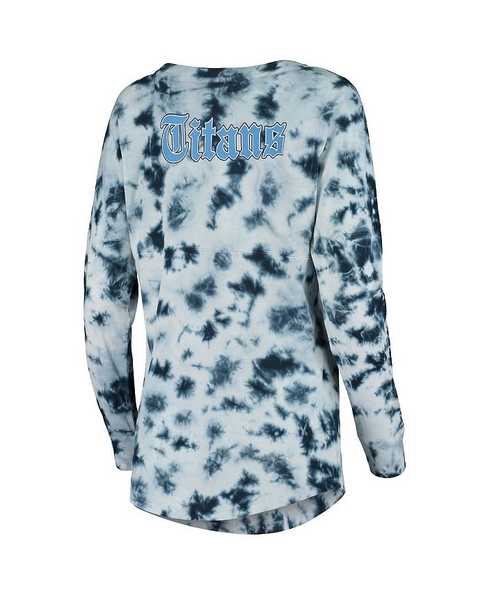 New Era Women's Navy Tennessee Titans Tie-Dye Long Sleeve T-shirt - Macy's