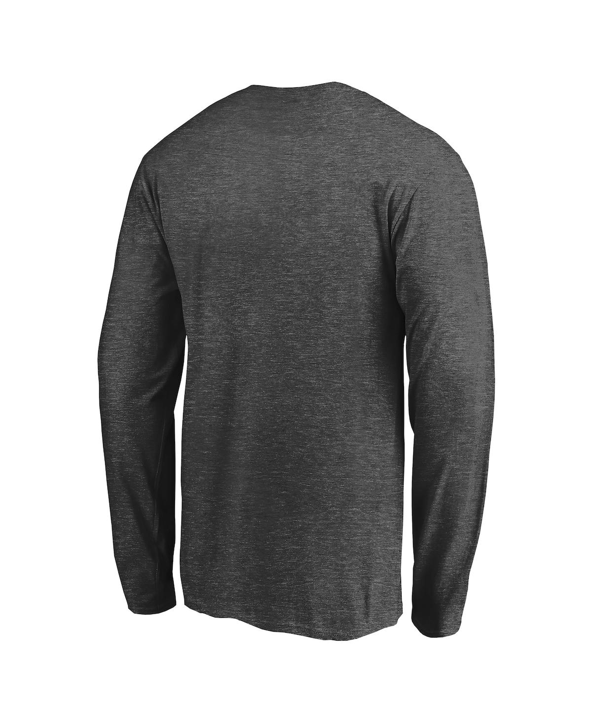 Fanatics Branded Heathered Charcoal Los Angeles Rams Big & Tall City Long Sleeve T-shirt In Heathered Charcoal