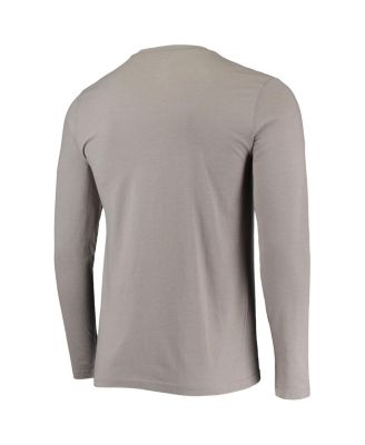 Men's Black and Gray Brooklyn Nets Long Sleeve T-shirt and Pants Sleep Set