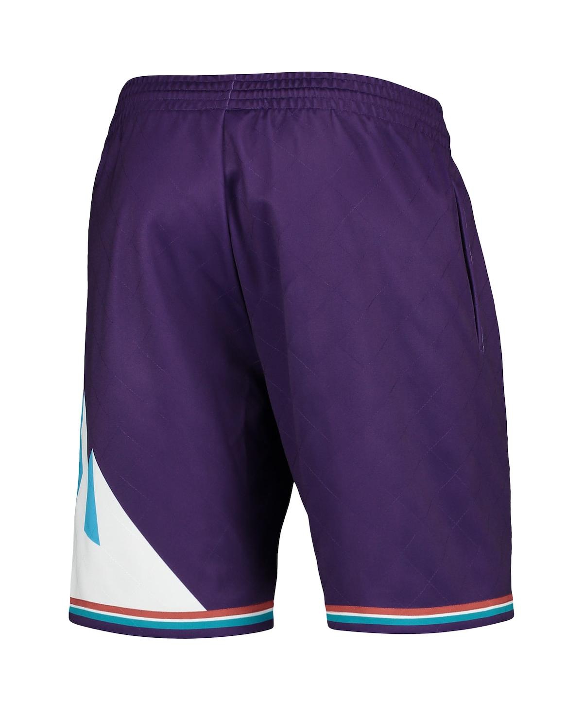 Men's Mitchell NessUtah Jazz 1996 Hardwood Classics 75th Anniversary Swingman Shorts - Purple