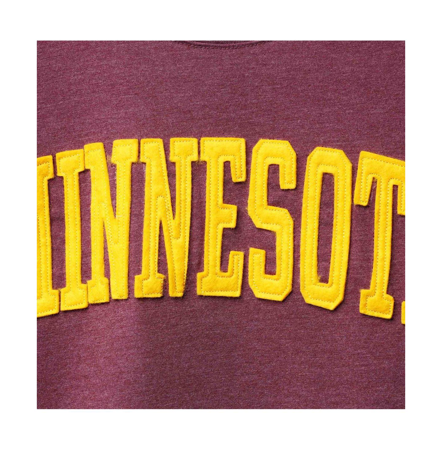 Женская футболка Pressbox Maroon Minnesota Golden Gophers Two-Hit Canyon Long Sleeve — фото 5