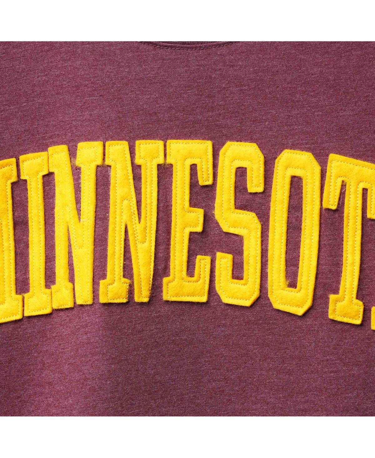 Women's PressboxMinnesota Golden Gophers Two-Hit Canyon Long Sleeve T-shirt - Maroon
