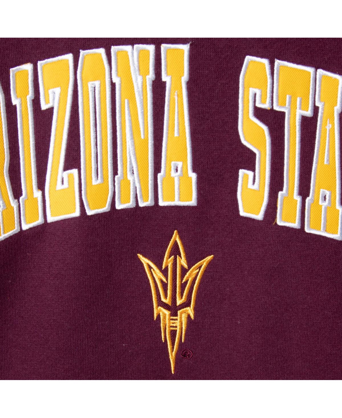 Big Boys ColosseumArizona State Sun Devils 2-Hit Team Pullover Hoodie - Maroon