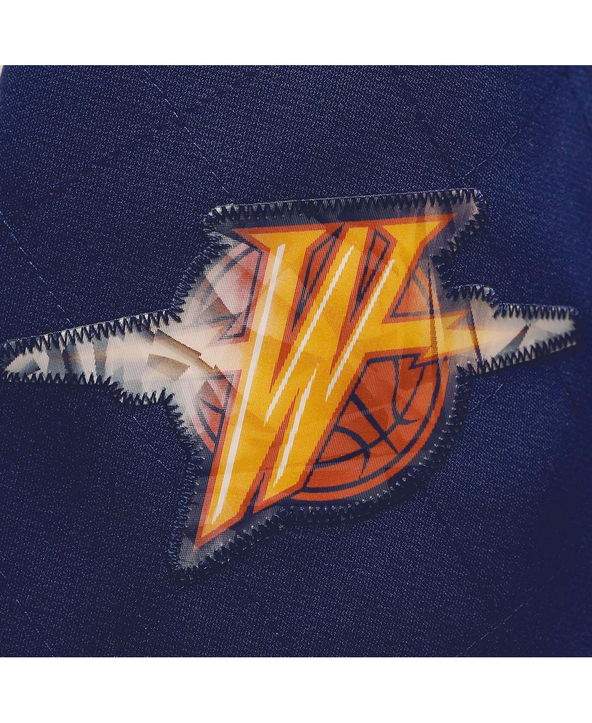 Men's Mitchell & NessGolden State Warriors 2009 Hardwood Classics 75th Anniversary Swingman Shorts - Navy