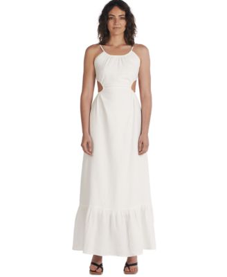chinese dress ladies Drawstring Printed V-Neck Maxi Dress  Charming Charlie
