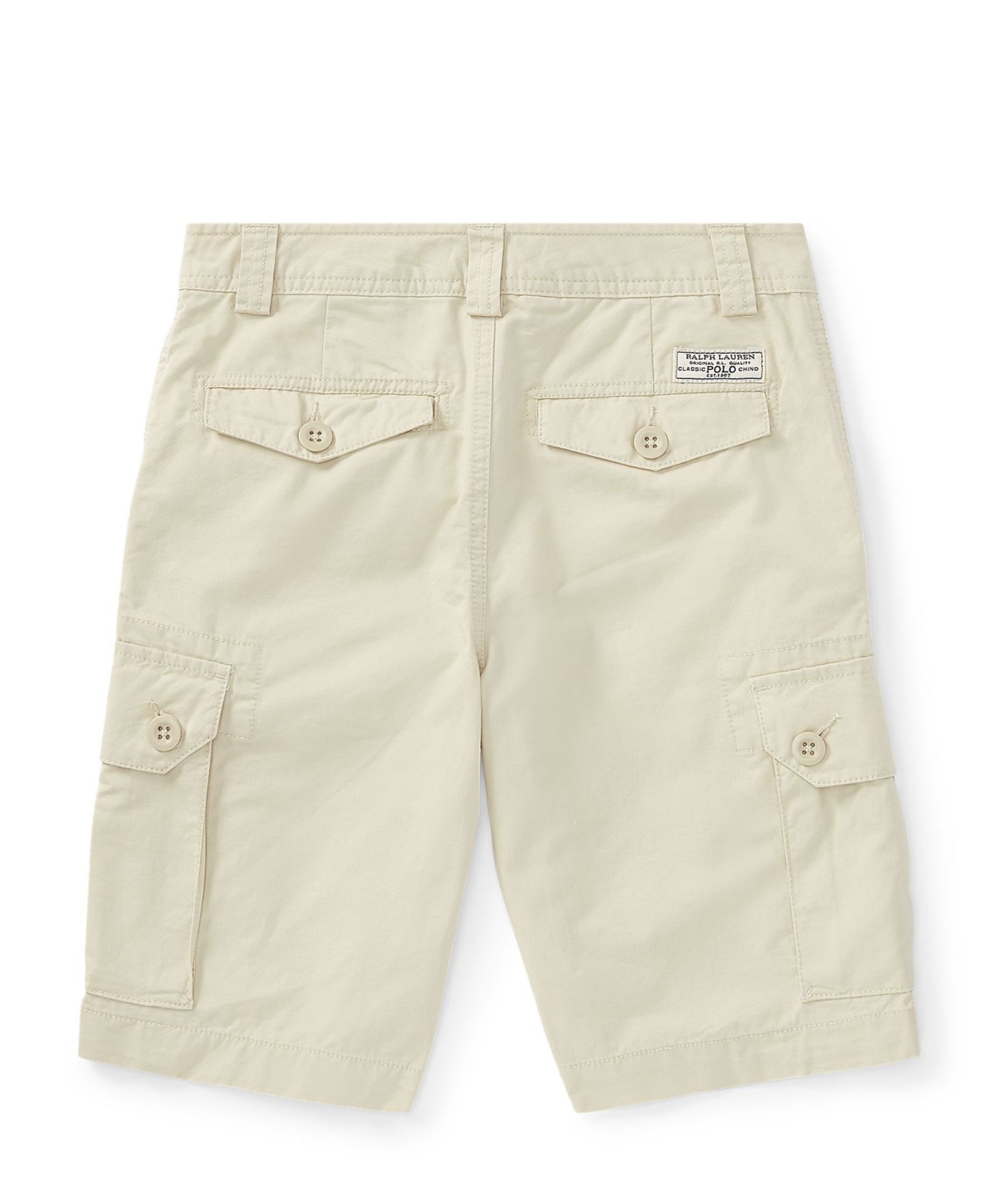 Шорты Polo Ralph Lauren Stretch Twill Cargo для мальчиков, цвет: Песочный — фото 2