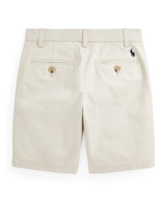Toddler and Little Boys Straight Fit Stretch Twill Short