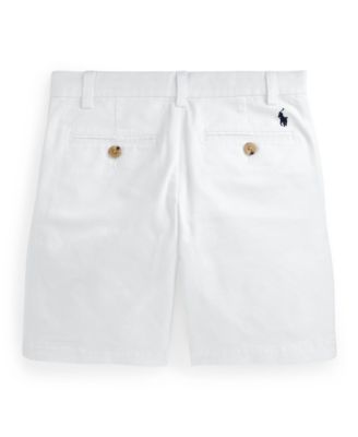 Toddler and Little Boys Straight Fit Stretch Twill Short