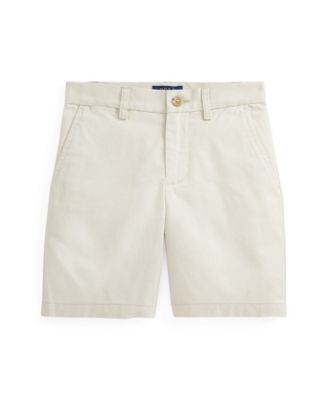 Toddler and Little Boys Straight Fit Stretch Twill Short