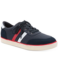 Men's Stripe Lace-Up Sneakers, Created for Macy's 