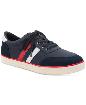 Club Room Men's Stripe Lace-Up Sneakers, Created for Macy's & Reviews ...