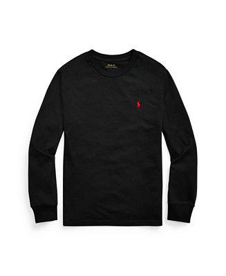 Polo Ralph Lauren Big Boys Jersey Long-Sleeve T-shirt & Reviews ...