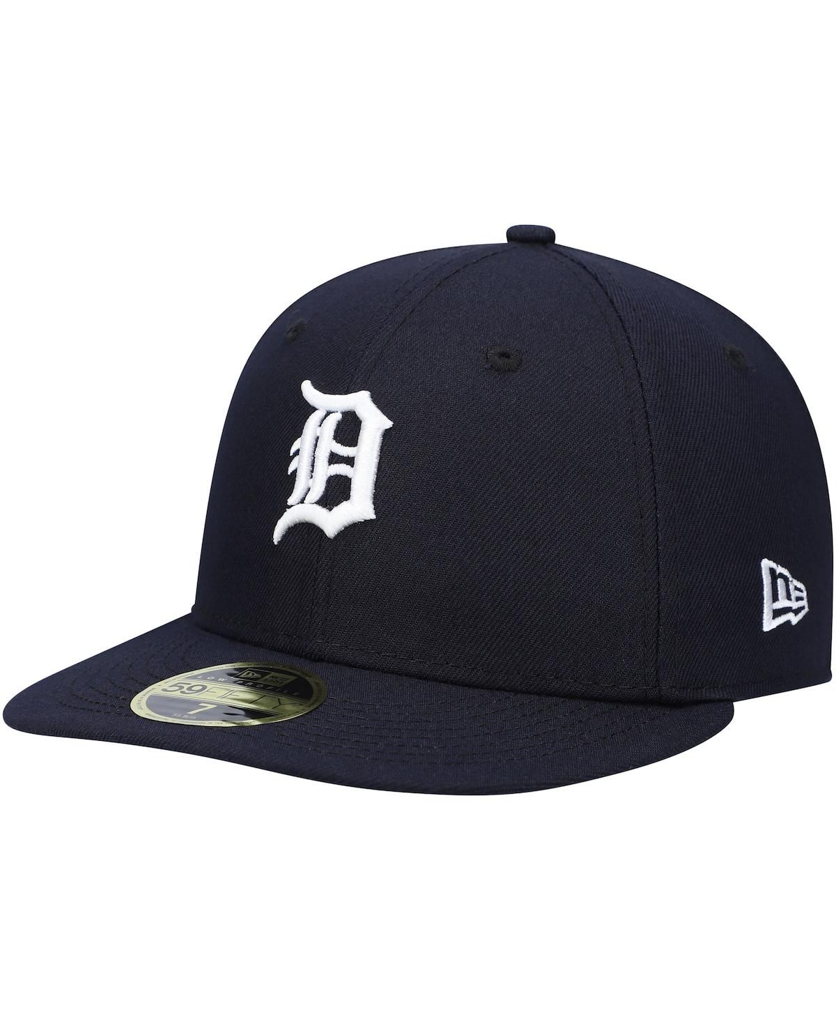Мужская темно-синяя приталенная шляпа Detroit Tigers Authentic Collection On-Field Home с низким профилем длиной 59 футов.