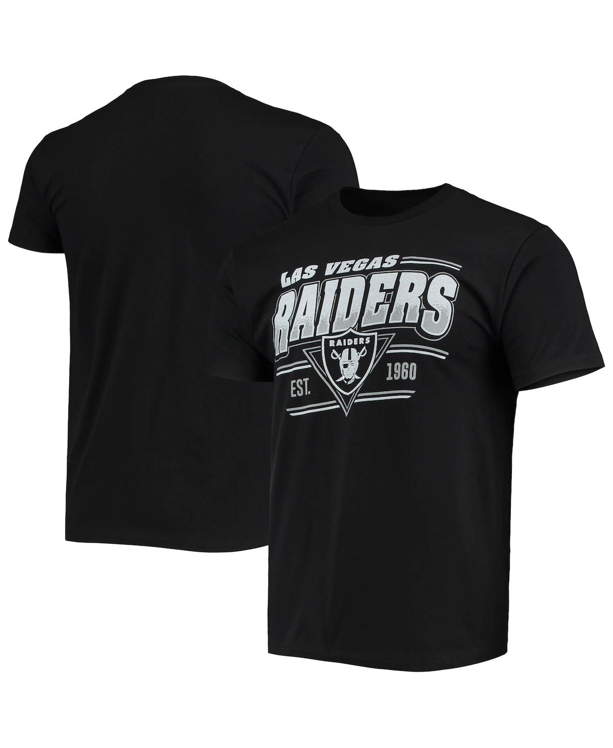 Men's Black Las Vegas Raiders Throwback T-shirt - Black