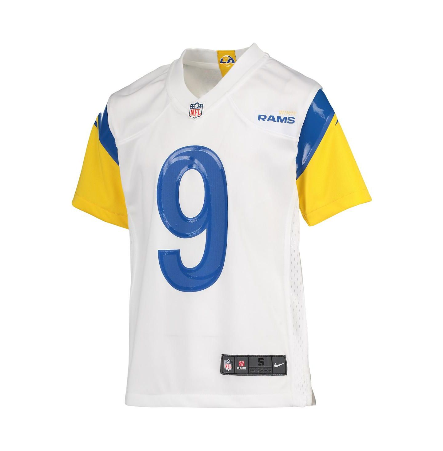 Детская игровая джерси Nike Matthew Stafford Los Angeles Rams, Bone, цвет: Белый — фото 2