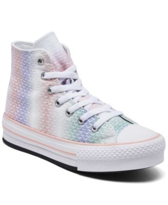 mermaid high top converse