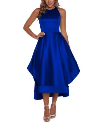 betsy and adam royal blue dress