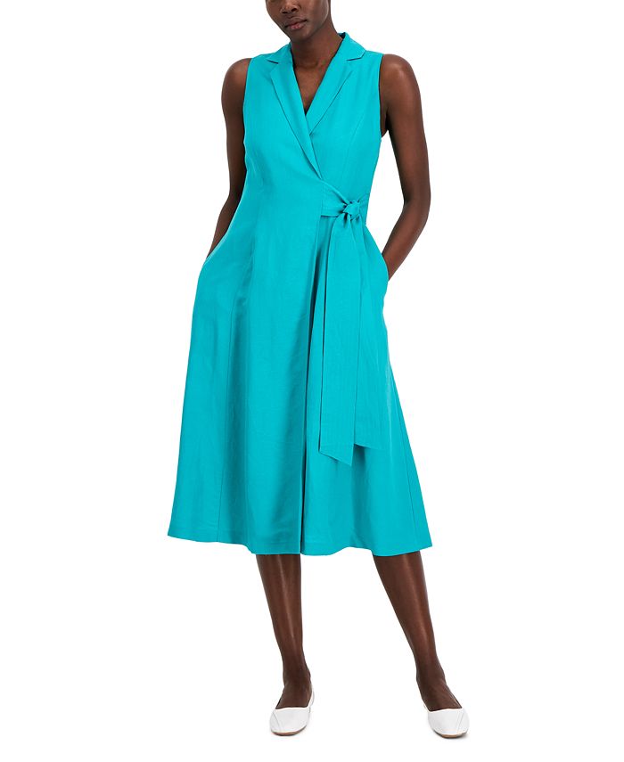 Alfani Women's Wrap Midi Dress, Created for Macy's - Macy's