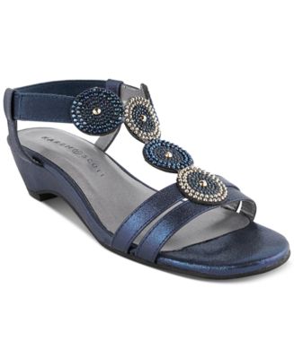 Karen Scott Catrinaa Wedge Sandals, Created for Macy's & Reviews ...