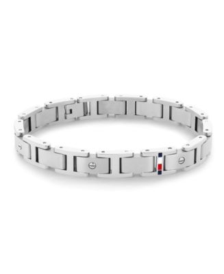 Tommy hilfiger silver bracelet discount