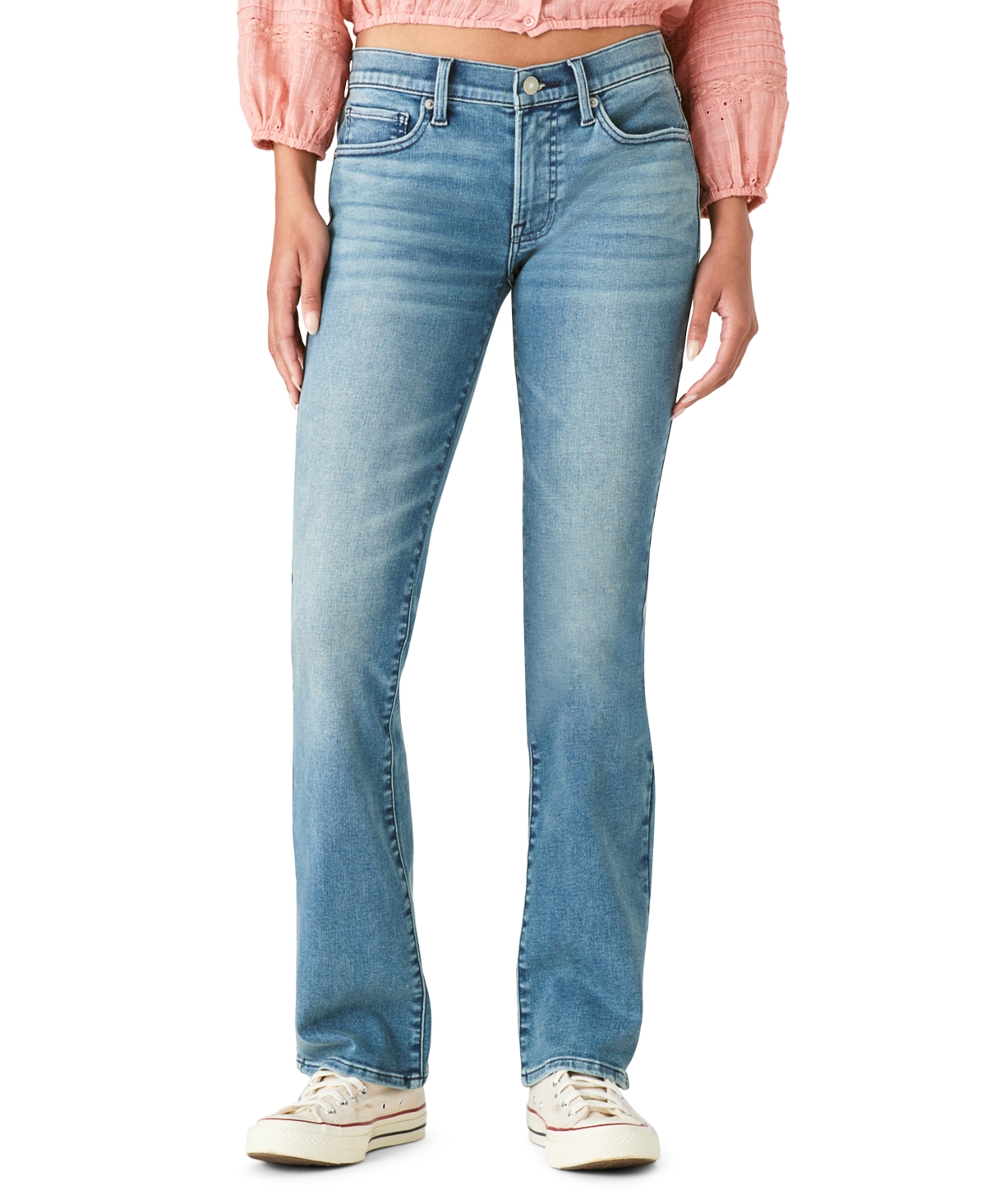 Lucky Brand Women's Sweet Mid Bootcut Jeans In Glass Mount