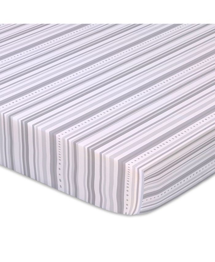 The Peanutshell Elephants and Stripe Playard Sheets, Pack of 2 Macy's