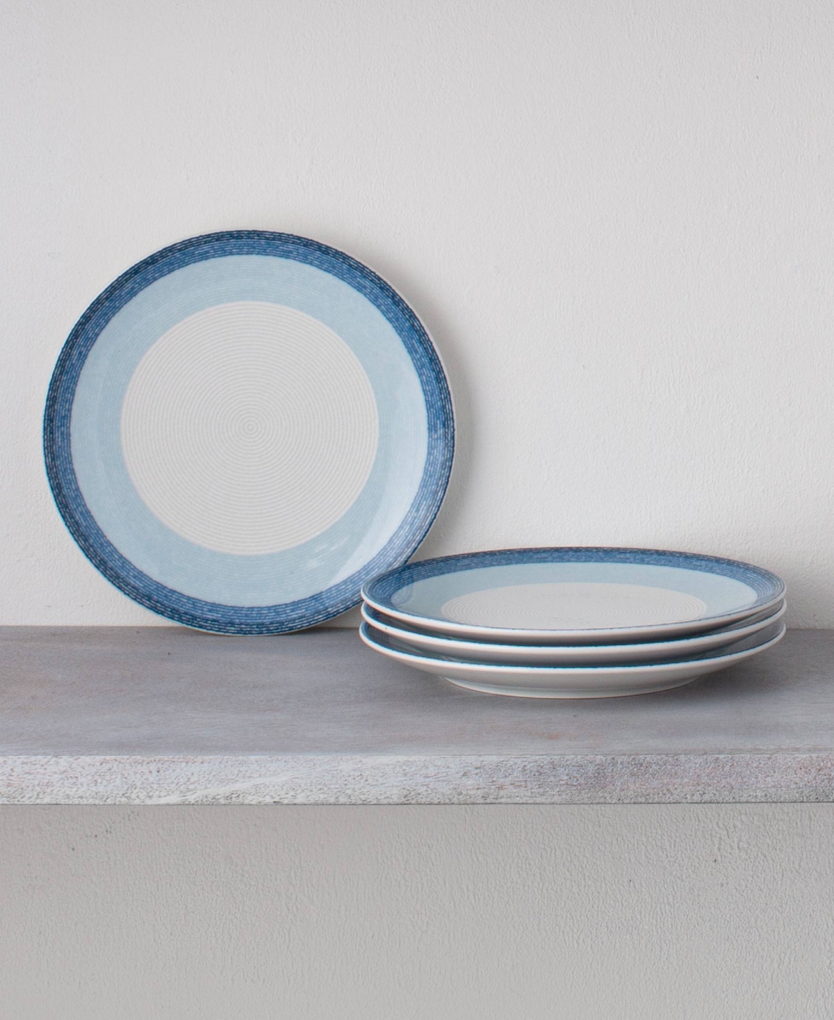 Noritake Colorscapes Layers Coupe Salad Plate Set of 4, 8.25