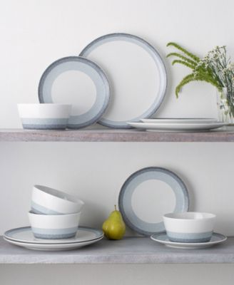 Colorscapes Layers 12 Piece Coupe Dinnerware Set