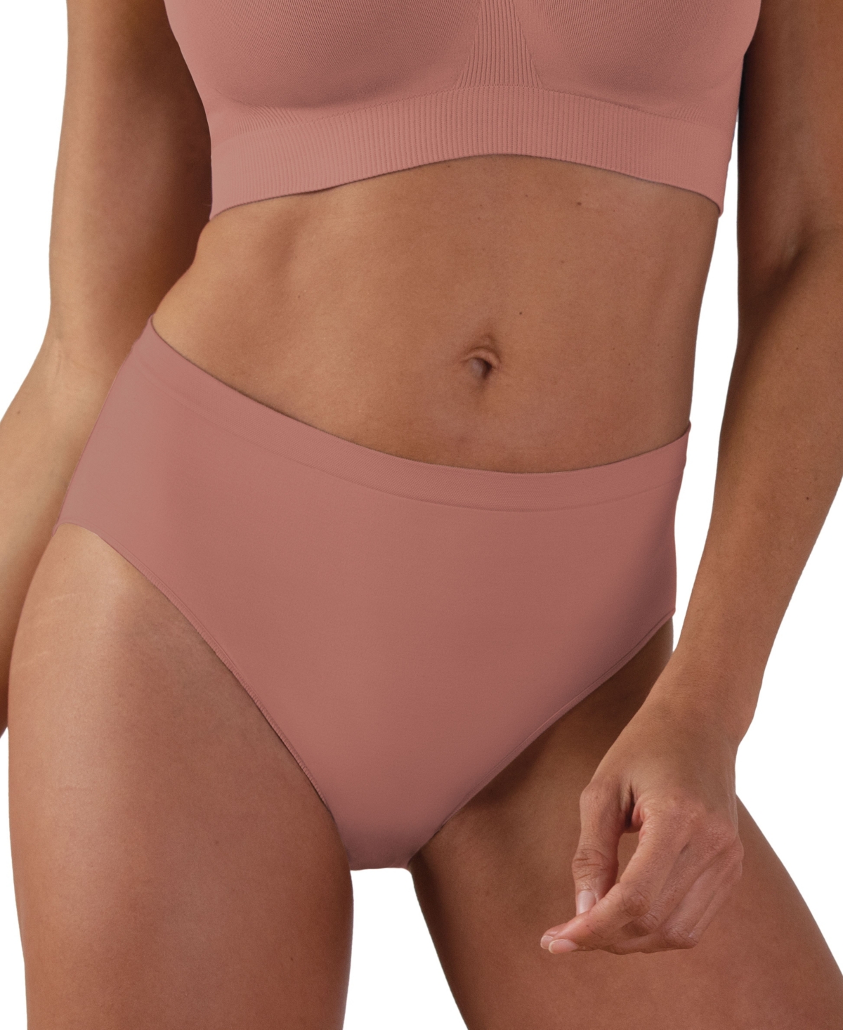 Women's High Rise Seamless Panty - Roseclay