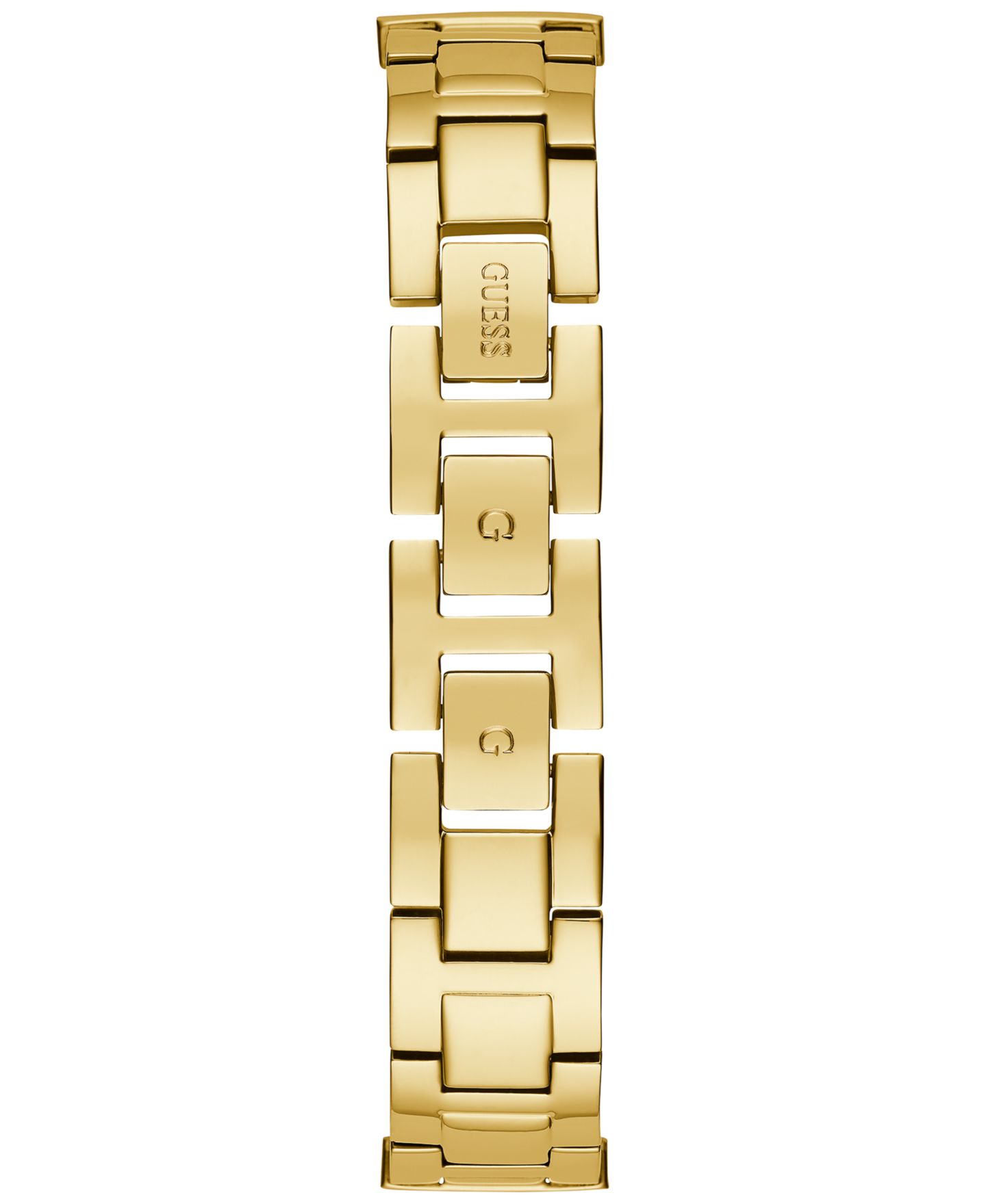 Женские часы GUESS Crystal Beaded Gold-Tone Stainless Steel Bracelet Watch 30mm — фото 5