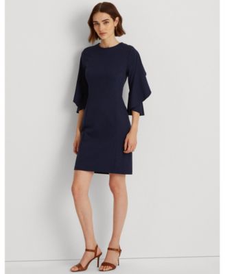 ralph lauren ruffle sleeve shift dress