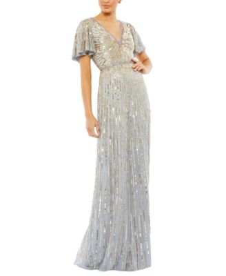 Mac Duggal - Beaded Sequined Gown