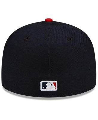 Men's Navy, Red Cleveland Guardians Authentic Collection On-Field 59FIFTY Fitted Hat