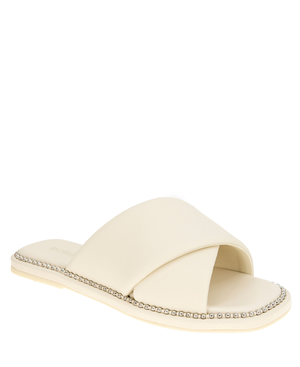 Shop Bcbgeneration Women's Tabby Flat Sandal In White
