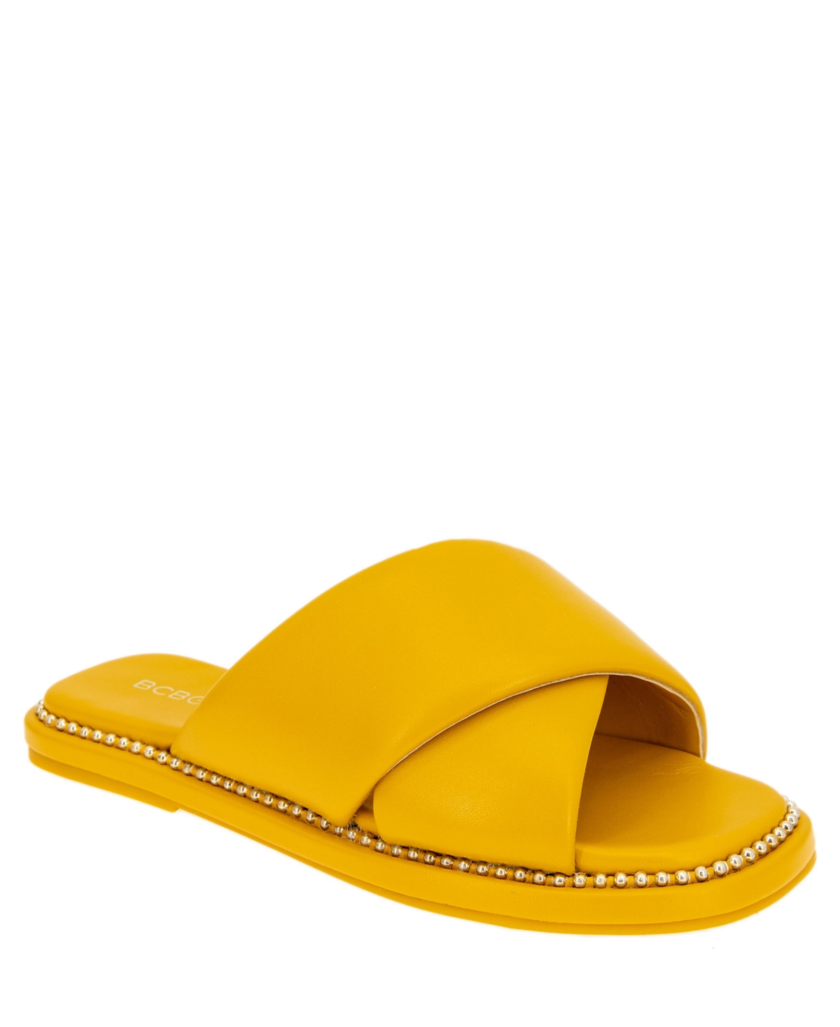 Shop Bcbgeneration Women's Tabby Flat Sandal In Yellow