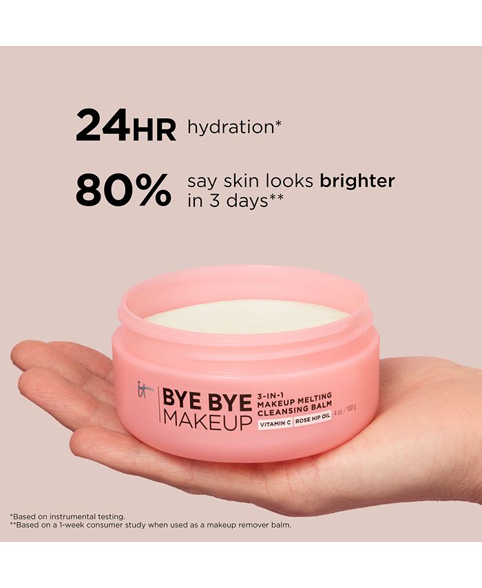 IT Cosmetics Bye Bye Makeup 3in1 Makeup Melting Cleansing Balm Macy's