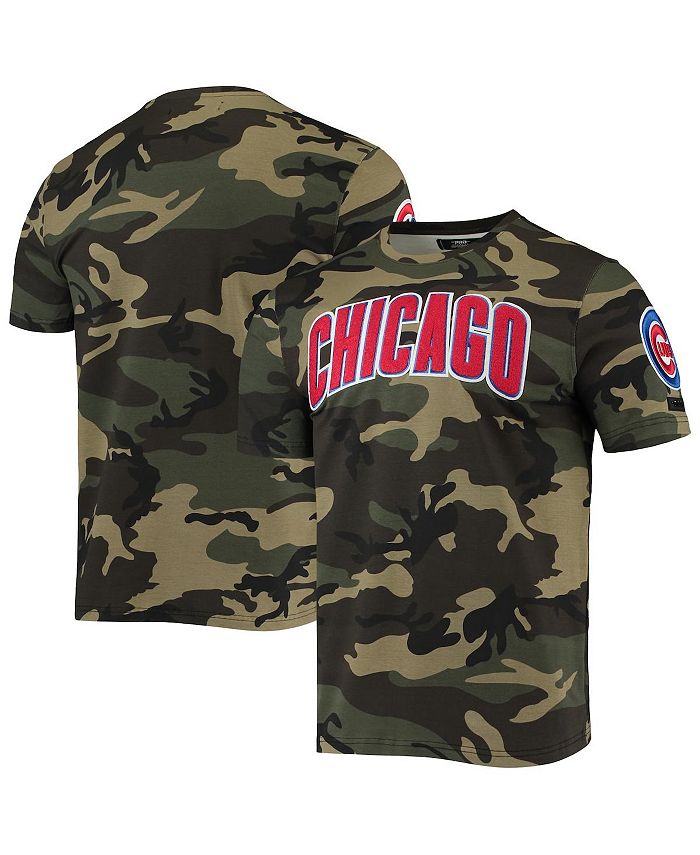 Men's Pro Standard Camo Chicago Cubs Team T-Shirt Size: Small