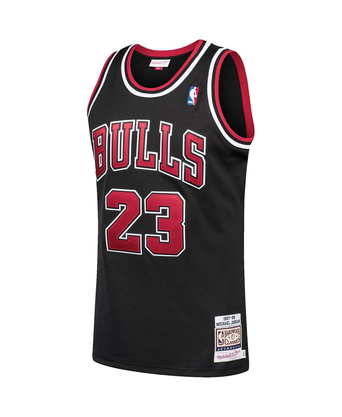 Men's Mitchell & Ness Michael Jordan Chicago Bulls 1997-98 Hardwood Classics Authentic Player Jersey