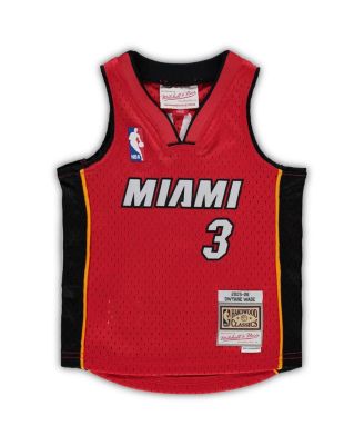 Infant Unisex Dwyane Wade Red Miami Heat 2005-06 Hardwood Classics Player Jersey