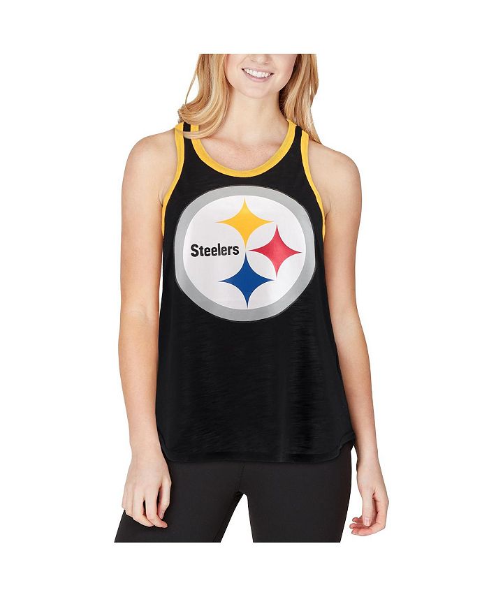 G Iii 4her By Carl Banks Womens Black Pittsburgh Steelers Tater Tank Top Macys 