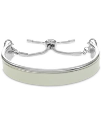 Photo 1 of Alfani Silver-Tone Color Inlay Slider Bracelet, Created for Macy's